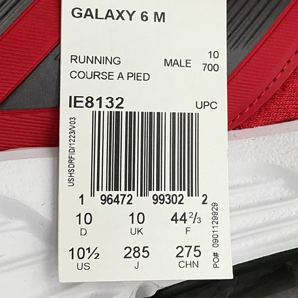 Adidas Galaxy 6 Running‎ shoes Size 10.5 M
